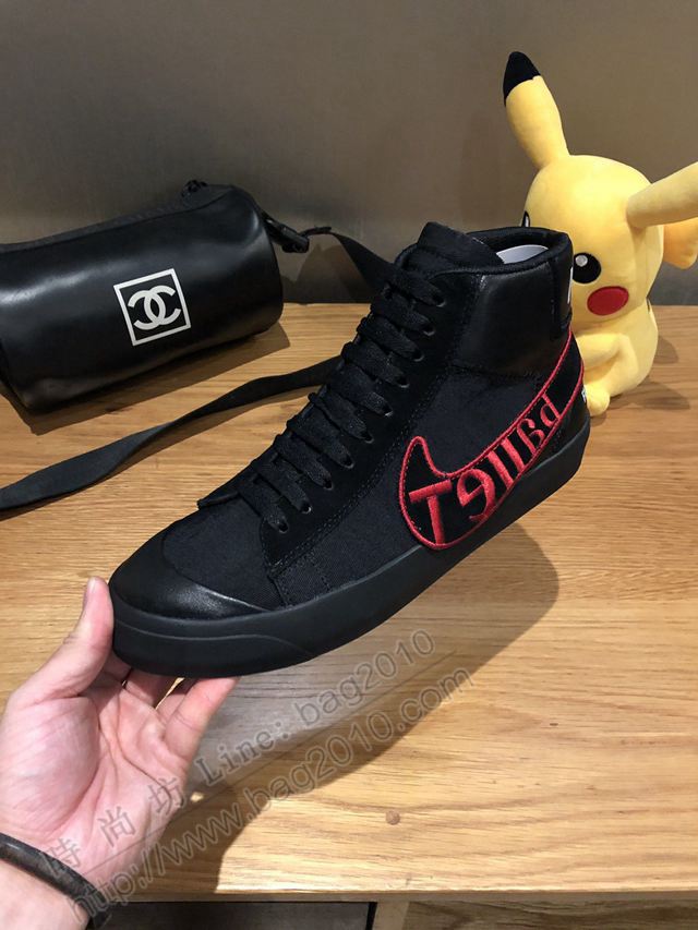 Nike男鞋 2019秋冬 耐克聯名Air Jordan 1最新系列 耐克高幫磨砂牛皮休閒男鞋  hdx13088